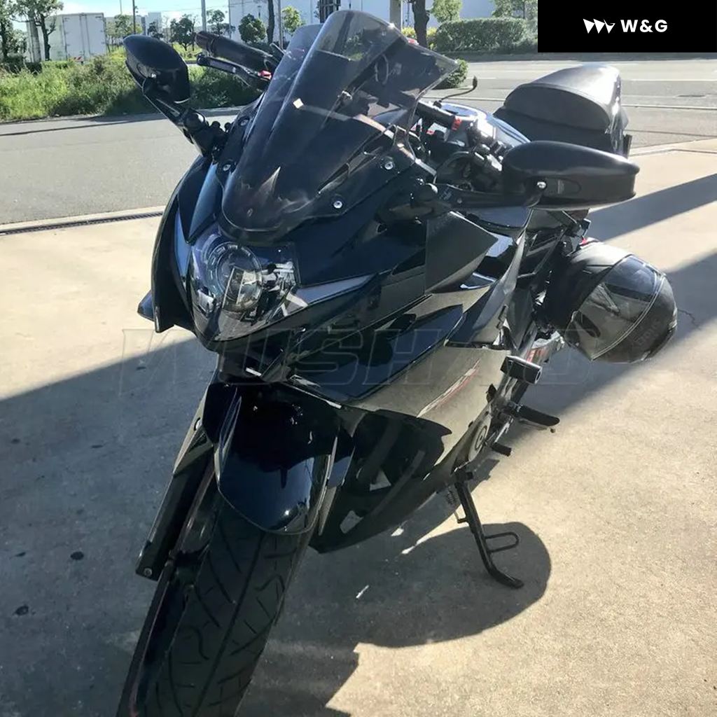 オートバイダブルバブルウィンドシールド ウィンドスクリーン スクリーン 2017 2018 2019 スズキ GSX250R GSX-R GSX 250 R 250R スモークブラックの画像