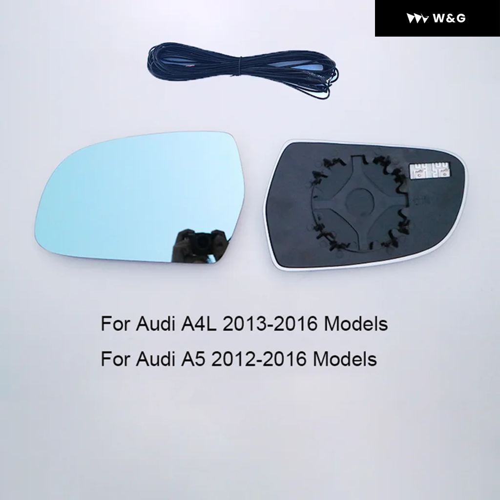 サイドバックミラー ブルーガラスレンズ アウディ A3 A1 S1 S3 TT 2010-2020 広角ビュー 防眩ドアミラー 1組_5
