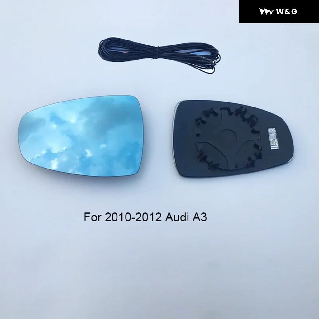 サイドバックミラー ブルーガラスレンズ アウディ A3 A1 S1 S3 TT 2010-2020 広角ビュー 防眩ドアミラー 1組_6