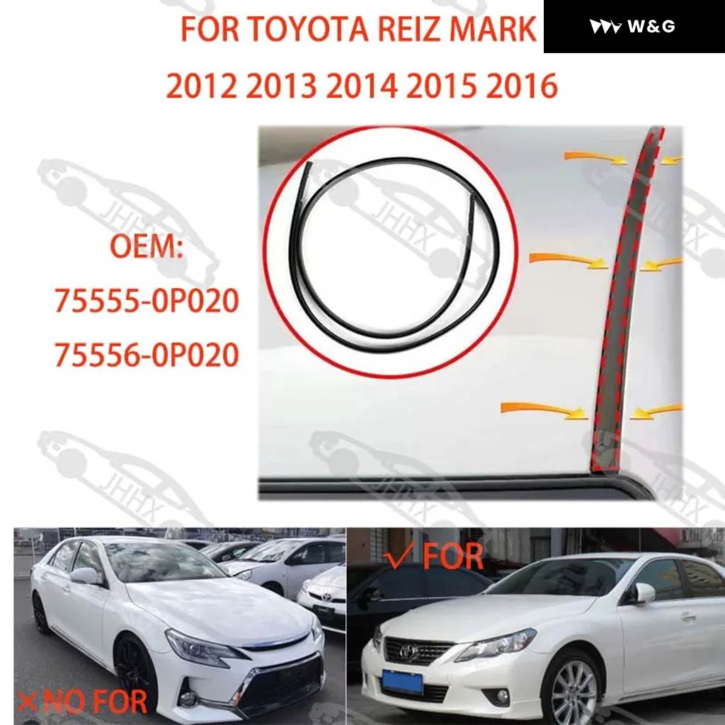 並行輸入品トヨタ マークX REIZ 2010-2016 車用ルーフゴムストリップ