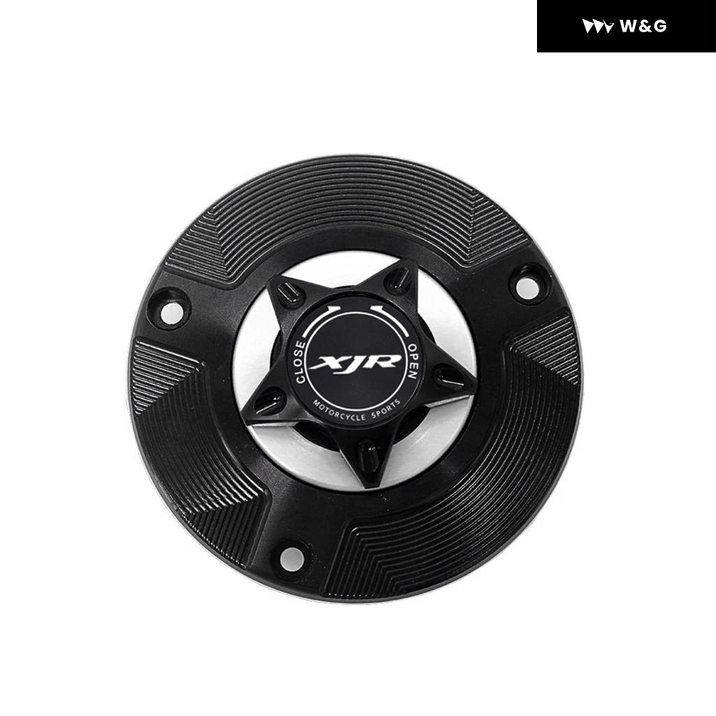 並行輸入品ヤマハ XJR1200 1994-1997 XJR1300 1998-2010 CNCアルミキーレスオートバイ バイク アクセサリー燃料ガスタンクキャップカバーの画像