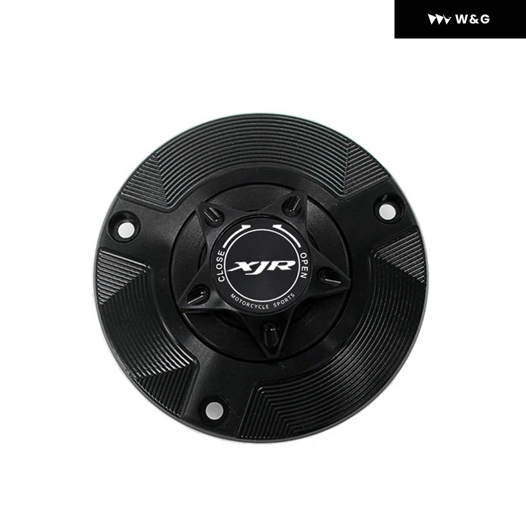 並行輸入品ヤマハ XJR1200 1994-1997 XJR1300 1998-2010 CNCアルミキーレスオートバイ バイク アクセサリー燃料ガスタンクキャップカバーの画像