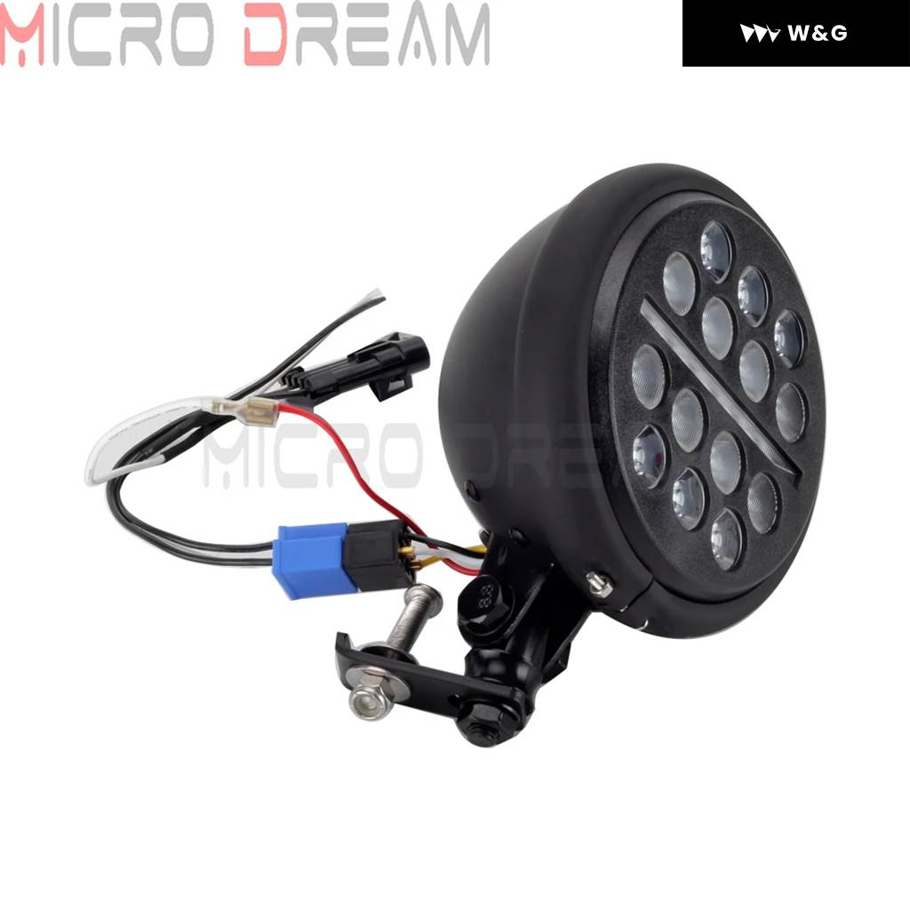 並行輸入品5.75インチ LED ヘッドライト ヘッドランプ ハーレー ソフテイル ストリートボブ FXBB FXBBS ローライダー FXLR スタンダード FXST 2018-2022_1