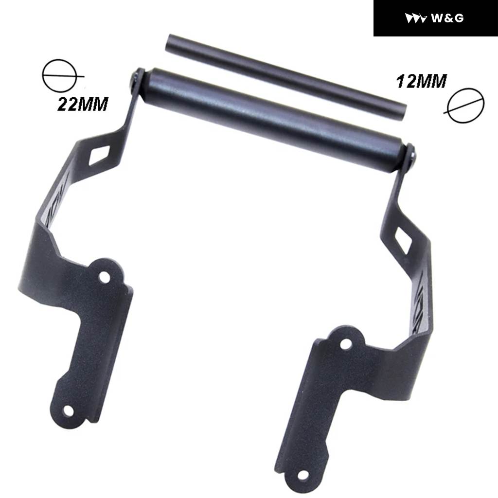 並行輸入品2本のロッド - 22MMと12MM ホンダ X-ADV 750 XADV X ADV スマートフォンナビゲーションGPSホルダーマウントブラケットオートバイ バイクの画像