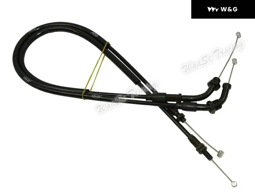 並行輸入品2個 オートバイ バイク スロットルケーブル ワイヤー ホンダ CBR600RR 2007-12の画像