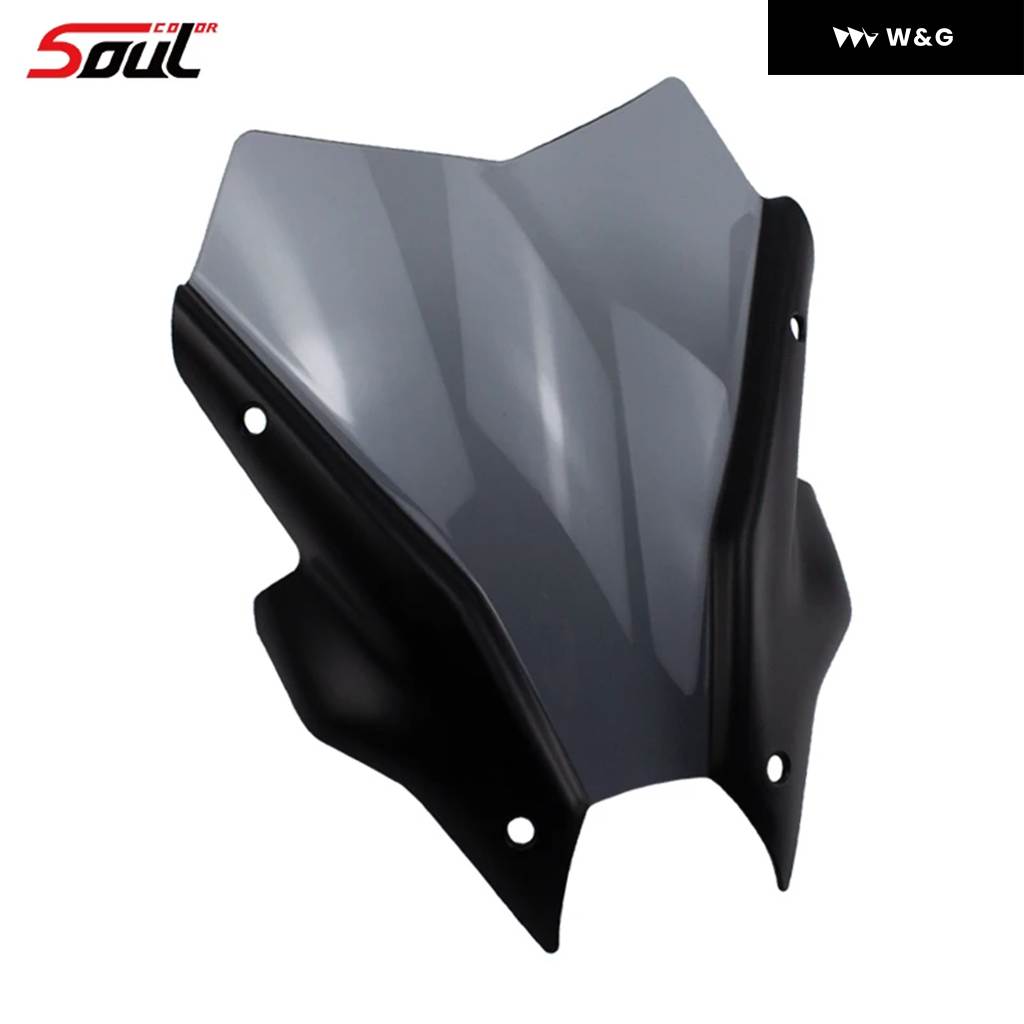 並行輸入品オートバイ バイク スポーツウィンドシールドバイザーブラックウィンドスクリーンヤマハ MT-09 2021-23 MT09 SP 21 22 23 FZ09 FZ-09 MT09 SPの画像