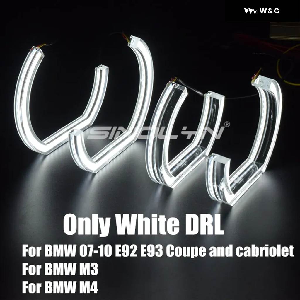 並行輸入品LEDエンジェルアイ BMW E92 E90 E60 F30 F31 E82 F10 F13 車用ライトアクセサリー チューニング ウィンカー ハロー 3D DTM LCIスタイル_2