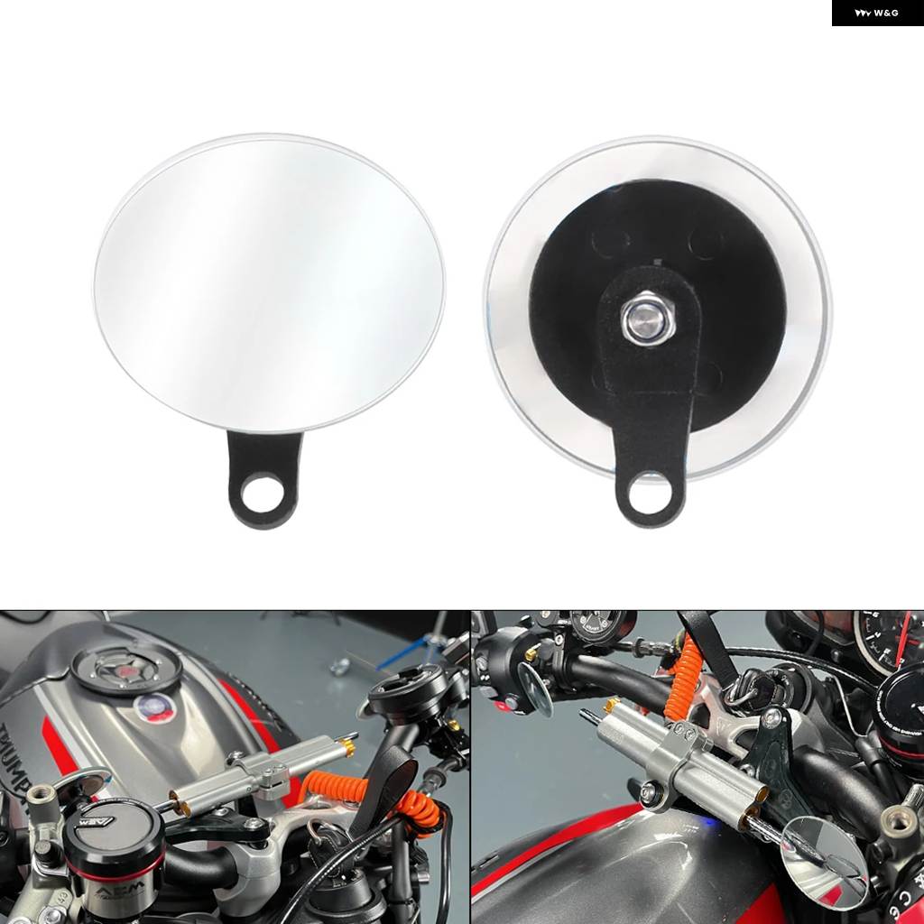 並行輸入品ブラインド スポットミラー ストリートトリプル 765 RS 765R 765S 2017-2024 補助バックミラー 広角調整可能 小型ミラーの画像