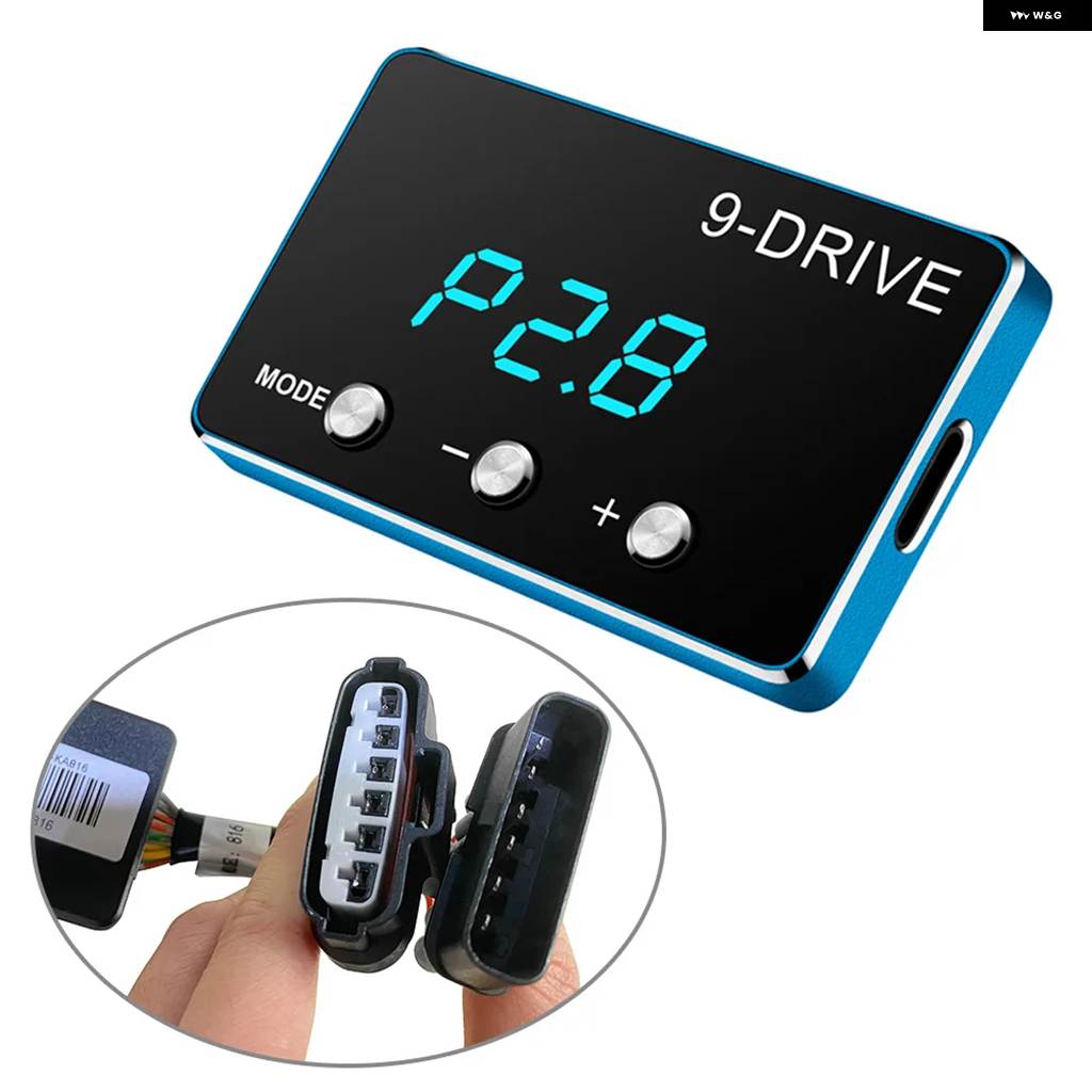 並行輸入品9ドライブカー電子スロットル コントローラ ーペダルアクセルKA-816 三菱 パジェロ 2007-2017トリトL200 2005-2015の画像