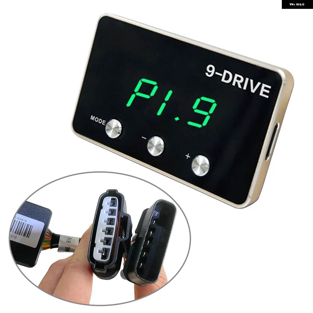 並行輸入品9ドライブカー電子スロットル コントローラ ーペダルアクセルKA-816 三菱 パジェロ 2007-2017トリトL200 2005-2015の画像