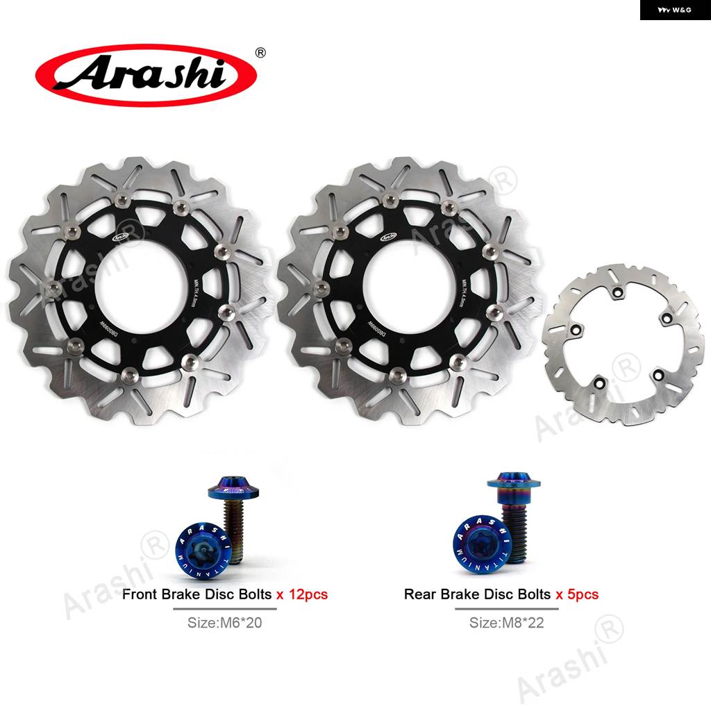 並行輸入品1セット BMW 2009-2015 CNC フロントリア ブレーキディスク ローター F800GS F 800GS 2009 - 14 15_5
