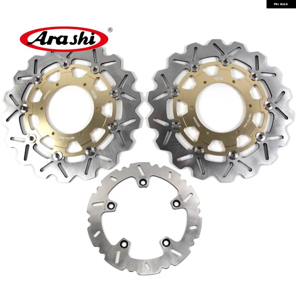 並行輸入品1セット BMW 2009-2015 CNC フロントリア ブレーキディスク ローター F800GS F 800GS 2009 - 14 15_1