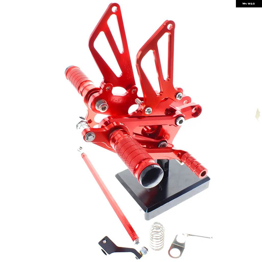 並行輸入品ホンダ CBR600 F4I 2001-2007 バイク リアセット フットレスト フットペグ アルミ ペダル バイク フットペグ リアセット_5