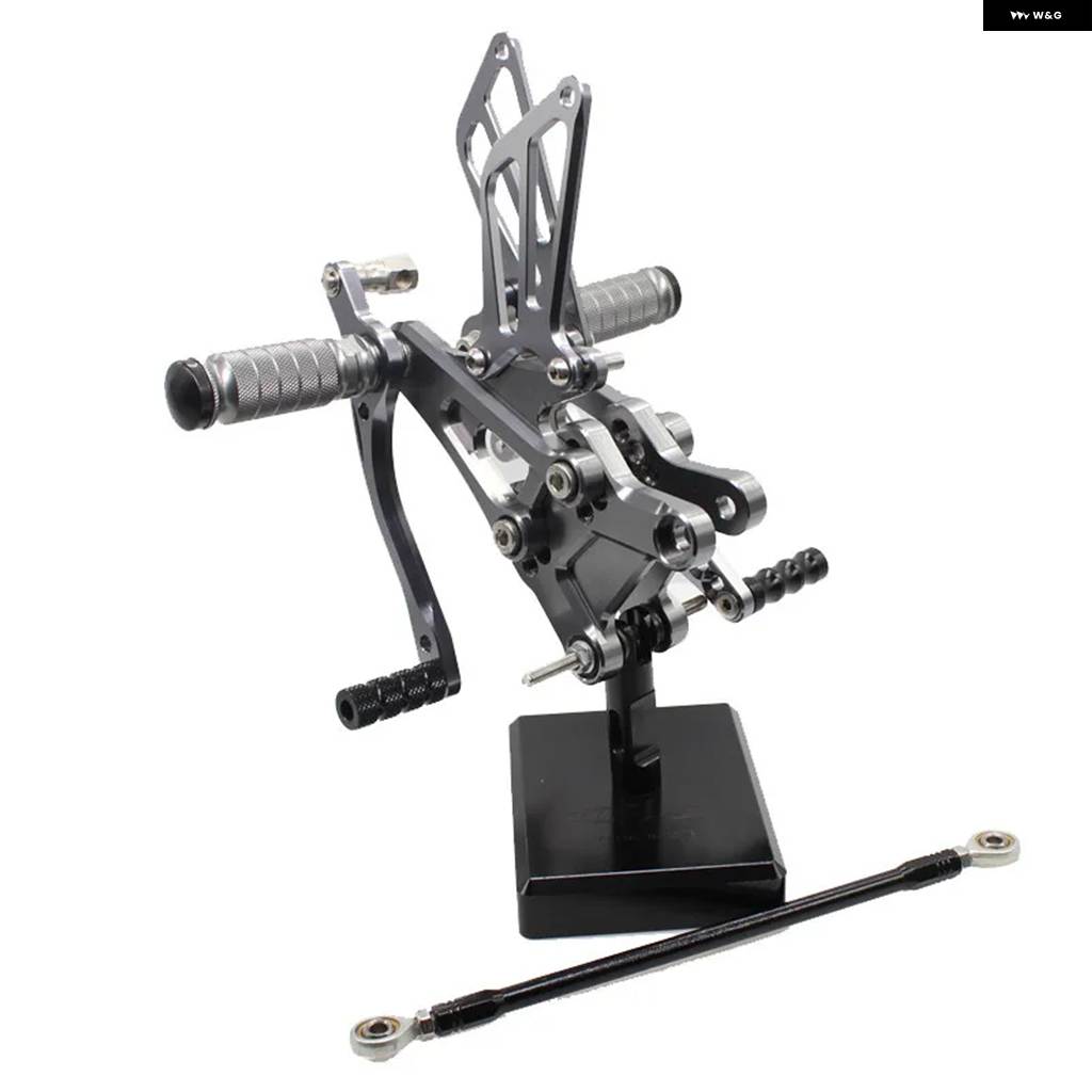 並行輸入品ホンダ CBR600 F4I 2001-2007 バイク リアセット フットレスト フットペグ アルミ ペダル バイク フットペグ リアセット_6