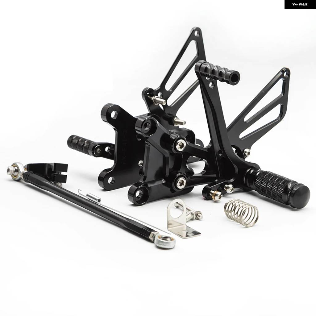 並行輸入品ホンダ CBR600 F4I 2001-2007 バイク リアセット フットレスト フットペグ アルミ ペダル バイク フットペグ リアセット_2