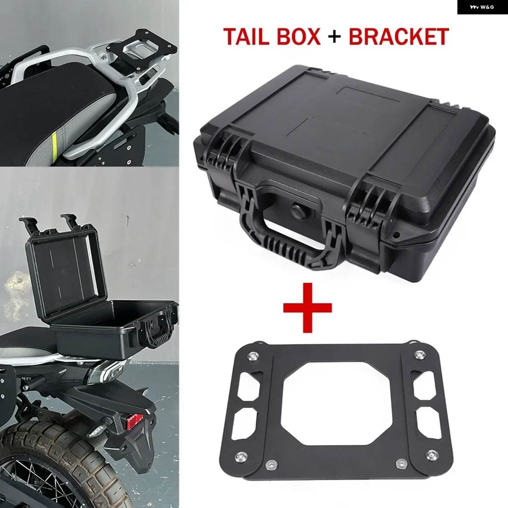 並行輸入品CFMOTO 450MT 2024 MT450 450 MT用 バイク トップ ボックス 収納 ボックス リア キャリア カーゴテール トランク ブラケット プレートの画像