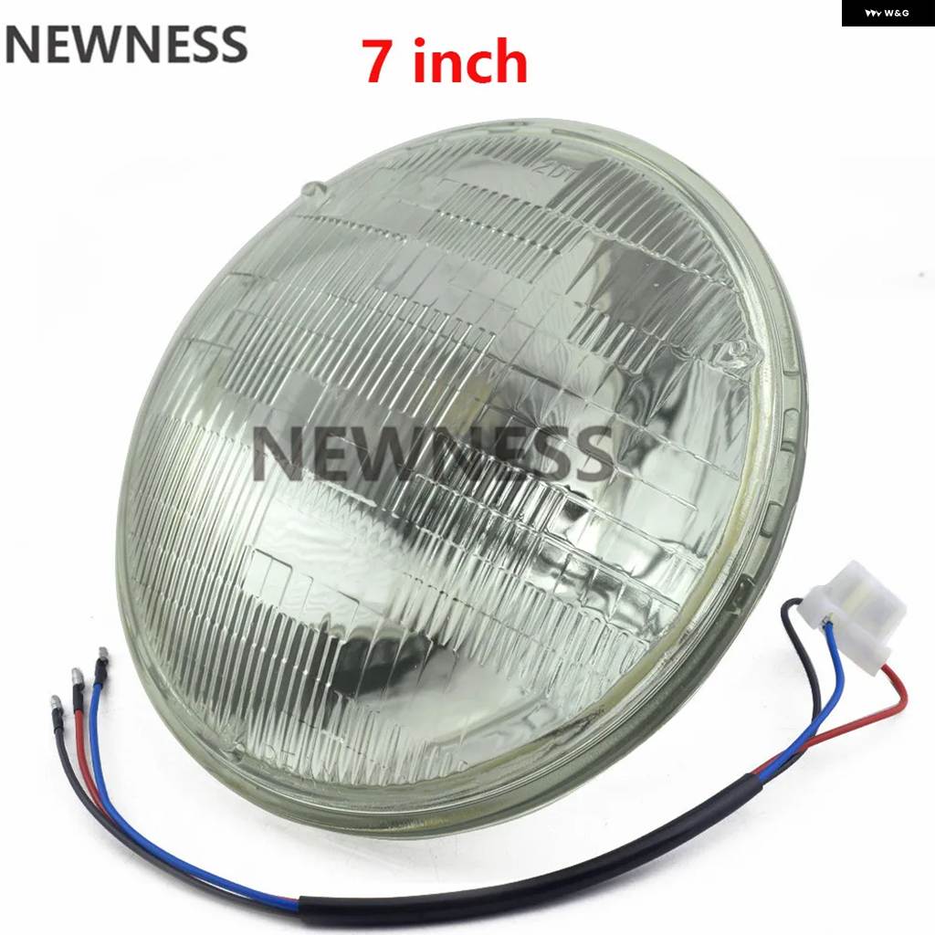 並行輸入品4.5インチ 5.75インチ 7インチ レトロ バイク ベイツ ハロゲン ヘッドライト 12V密閉ビーム ヘッドライト ハーレー カワサキ ヤマハ スズキ_6
