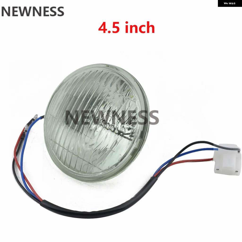 並行輸入品4.5インチ 5.75インチ 7インチ レトロ バイク ベイツ ハロゲン ヘッドライト 12V密閉ビーム ヘッドライト ハーレー カワサキ ヤマハ スズキ_1