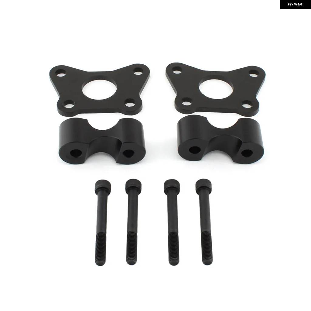 並行輸入品バイク ブラック ハンドルバー ライザー 延長 キット CAN-AM SPYDER RTS RTS F3 F3S用 1-1/8インチ後ろ調整1 3/8インチ上