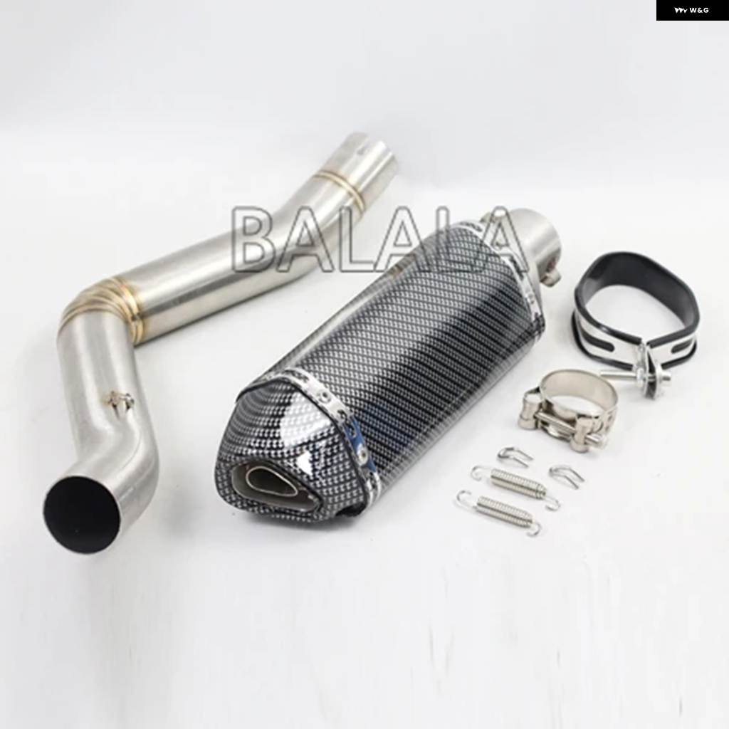 並行輸入品ベネリ TRK502用 バイク フル システム スリップオンマフラー ミドル パイプ フライドストリートマフラーDBキラー_4