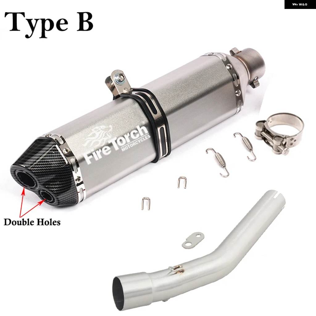 並行輸入品ヤマハ TENERE700 XTZ700 XTZ-700 2019 - 2023 2024 バイク 排気エスケープミドルリンク パイプ マフラーノーDBキラー