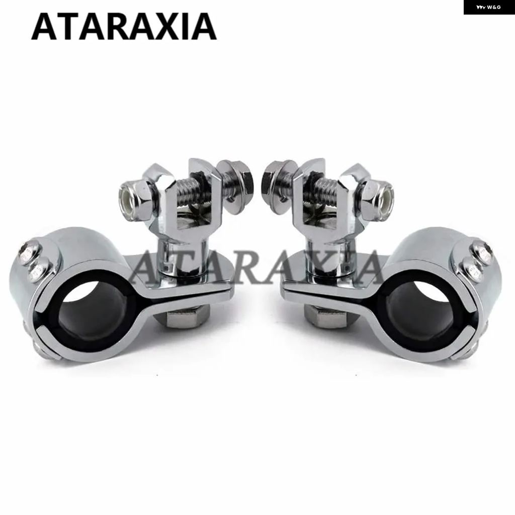 並行輸入品1.25インチ 1-1/4インチ 32MM オートバイ バイク フットレスト ペグ クラッシュ バー フットペグ レスト エンジン ガード マウント ハーレーの画像