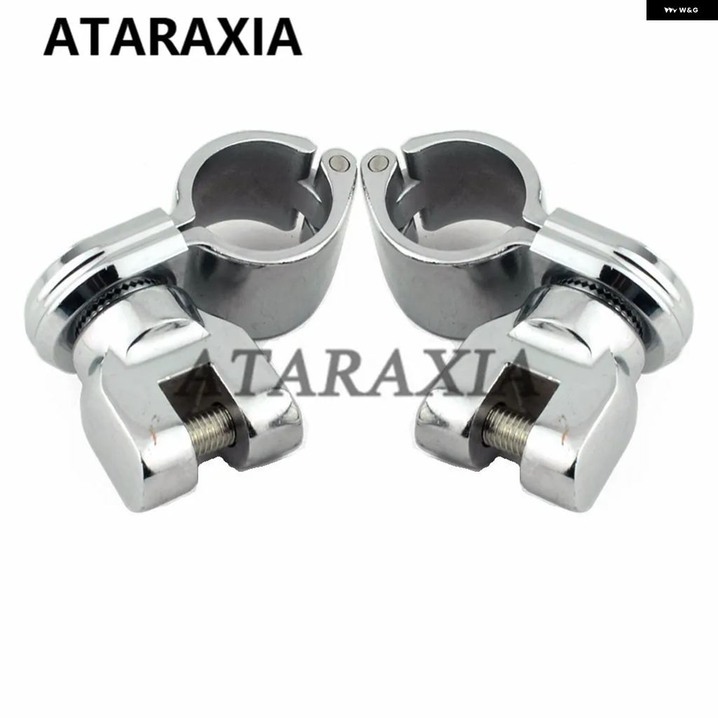 並行輸入品1.25インチ 1-1/4インチ 32MM オートバイ バイク フットレスト ペグ クラッシュ バー フットペグ レスト エンジン ガード マウント ハーレーの画像