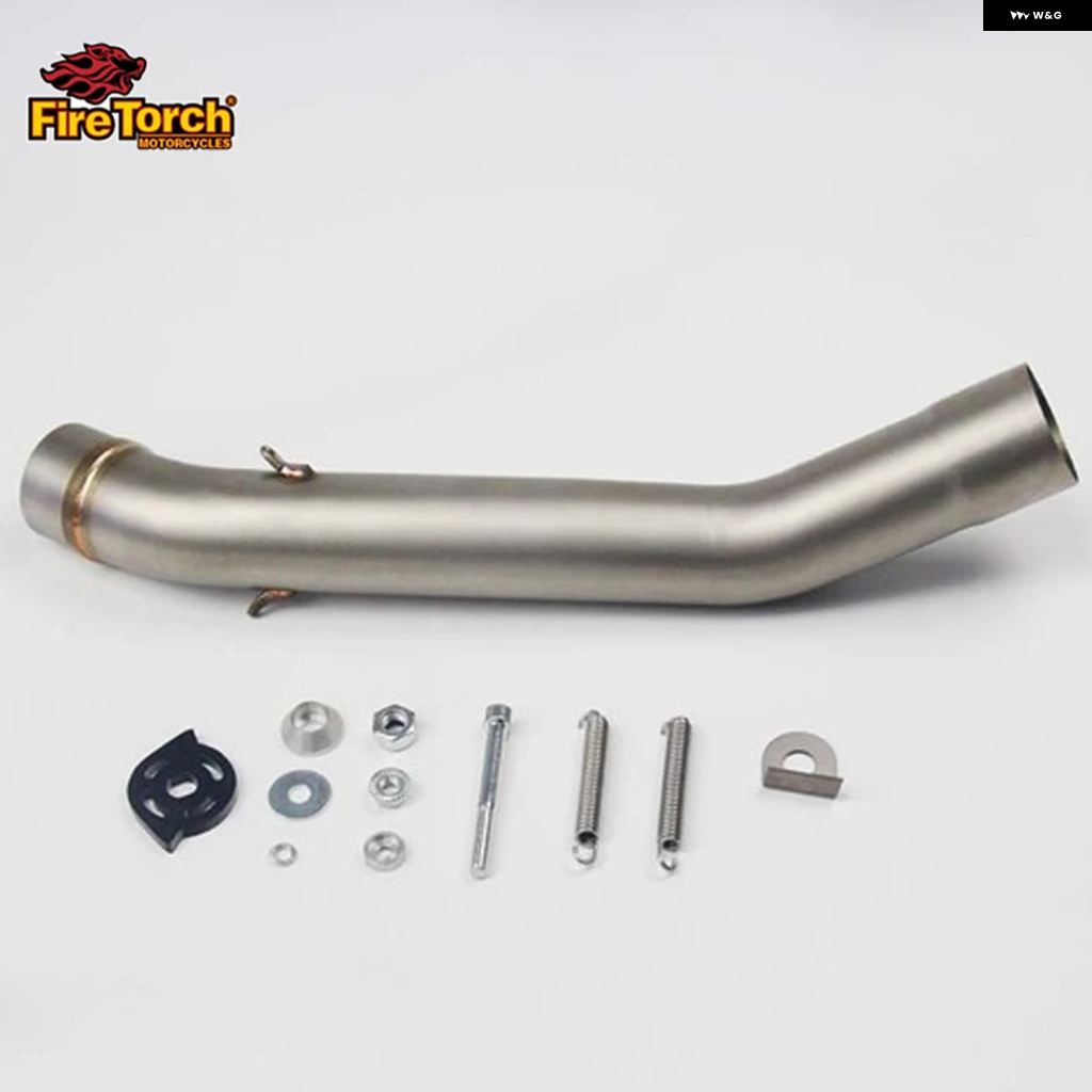 並行輸入品スリップオン カワサキ Z750 2004-08 オートバイ バイク マフラー カスタム ミッドコネクト パイプ マフラー DBキラー付きの画像