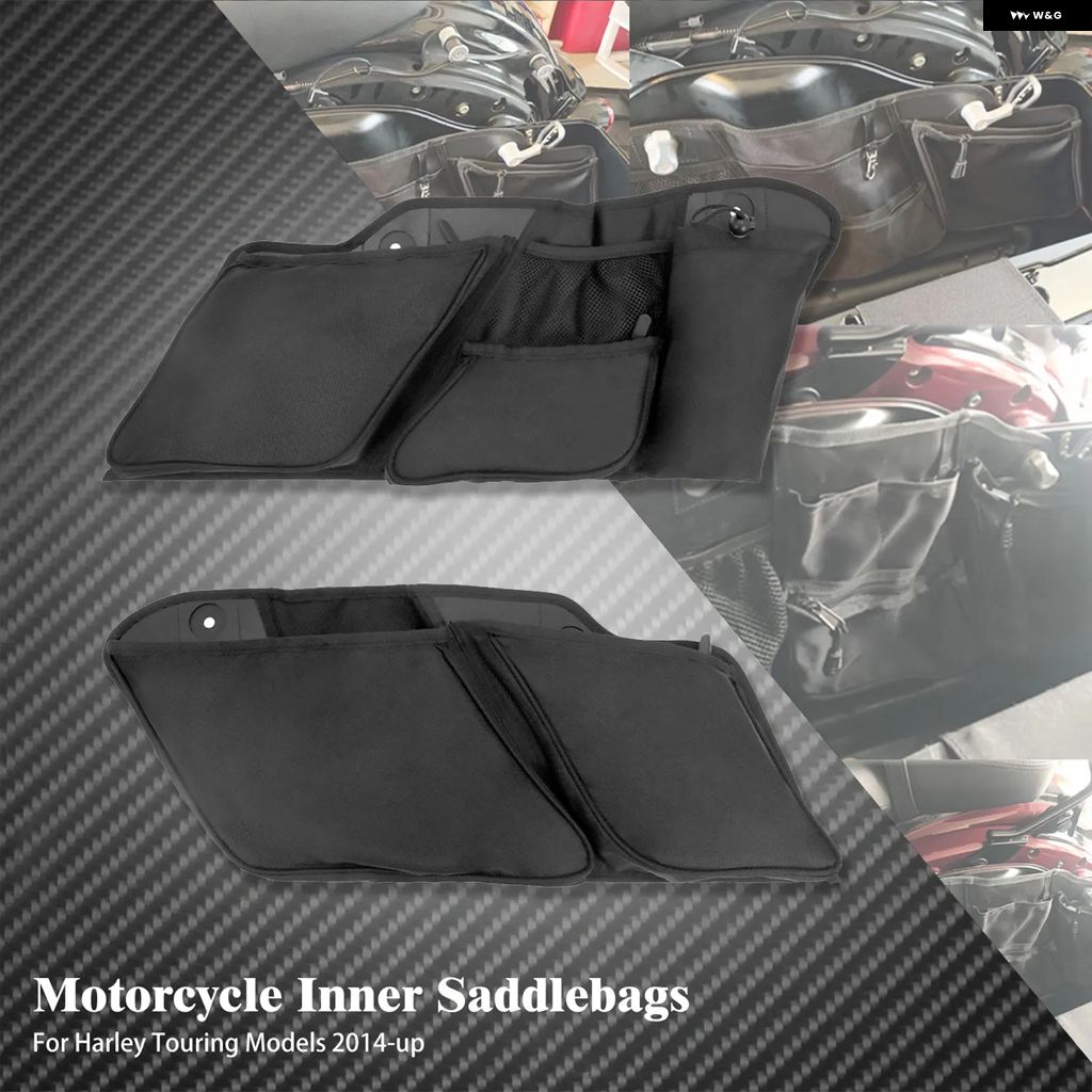 並行輸入品オートバイ バイク インナー ツールバッグ ライナー オーガナイザー 収納 サドルバッグ ハーレー ツーリング ロードキング FLHR ストリートの画像