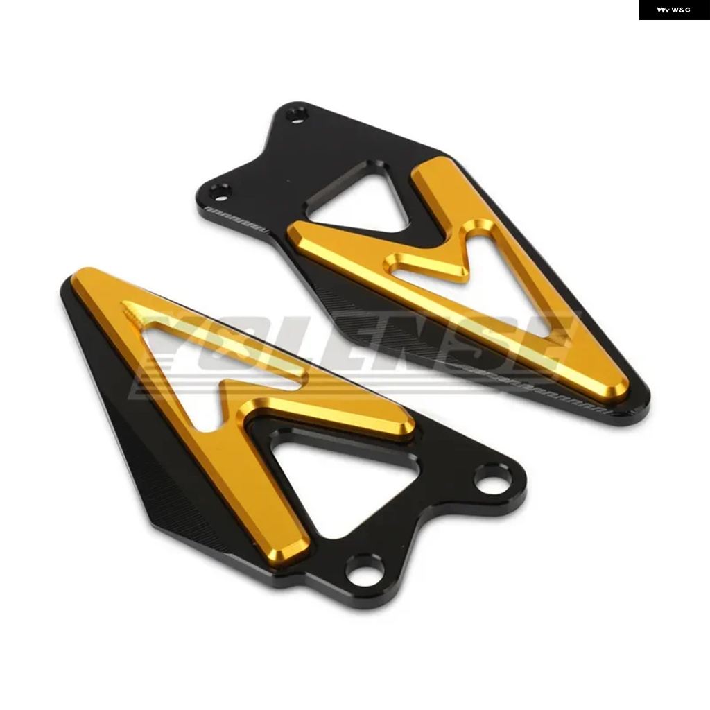 並行輸入品カワサキ ZX-6R ZX6R 2019-24 2025 オートバイ バイク フットレスト ヒールガード コーブ リアセット フットレスト ペグ プロテクターの画像