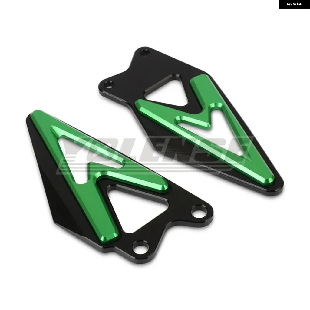 並行輸入品カワサキ ZX-6R ZX6R 2019-24 2025 オートバイ バイク フットレスト ヒールガード コーブ リアセット フットレスト ペグ プロテクターの画像