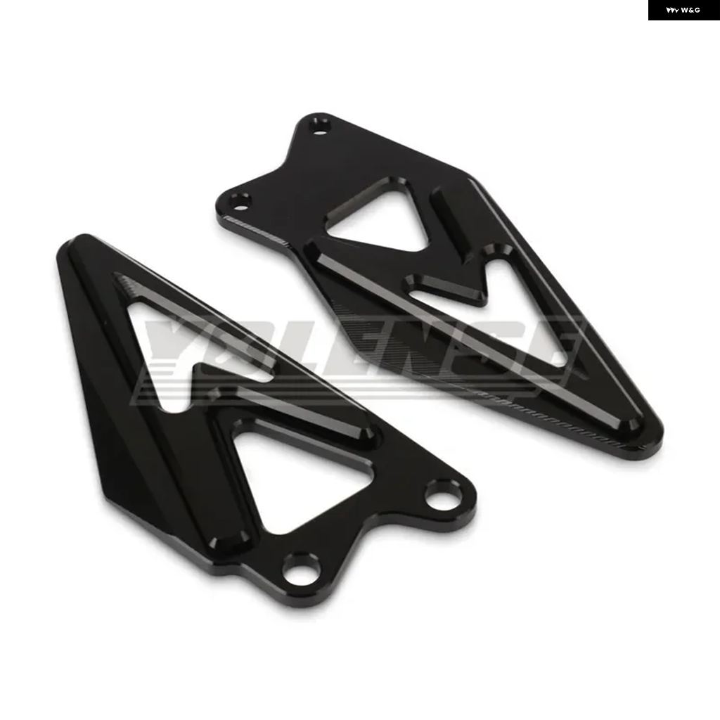 並行輸入品カワサキ ZX-6R ZX6R 2019-24 2025 オートバイ バイク フットレスト ヒールガード コーブ リアセット フットレスト ペグ プロテクターの画像