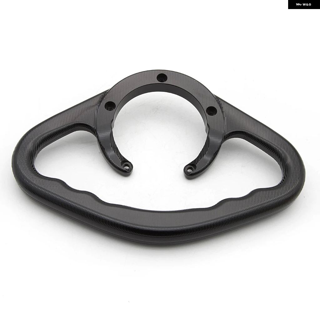 並行輸入品カワサキ Z750 2007-12 CNC オートバイ バイク パッセンジャー ハンド グリップ ハンド グリップ タンク グラブバー クランプ アームレストの画像