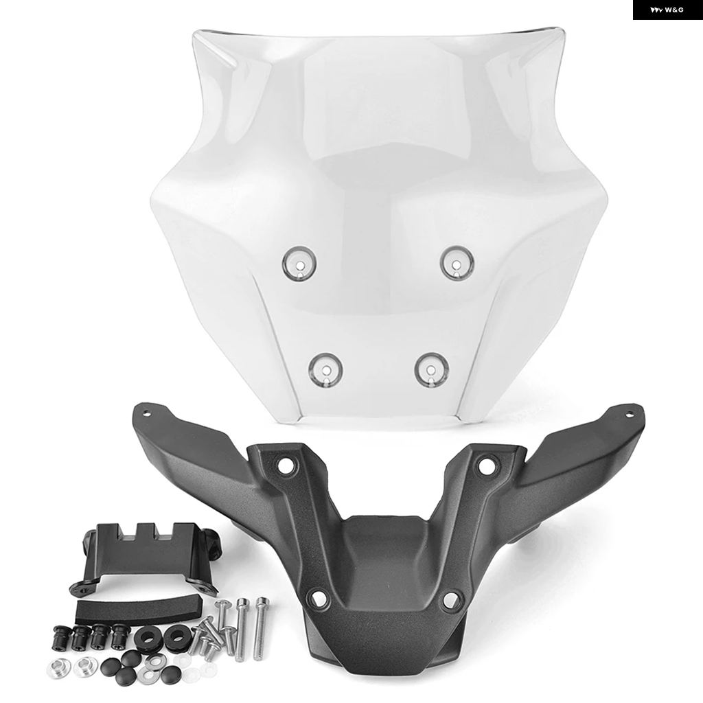 並行輸入品MT09 2024 ウィンドシールド オートバイ バイク ウィンドスクリーン ブラケット ヤマハ MT-09 SPの画像