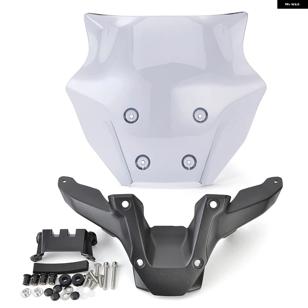 並行輸入品MT09 2024 ウィンドシールド オートバイ バイク ウィンドスクリーン ブラケット ヤマハ MT-09 SPの画像
