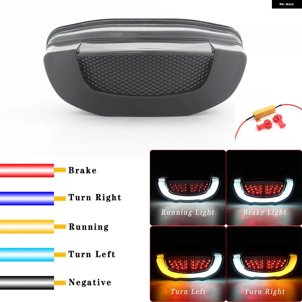 並行輸入品オートバイ バイク LED一体型 テールライト ウィンカーホンダ CB650R CBR650R 300R 150R リアブレーキ ストップ ランニング インジケーターの画像