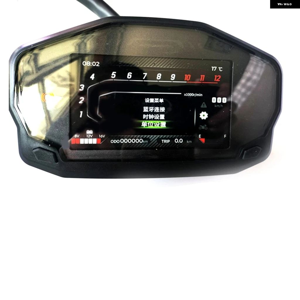 並行輸入品AD オートバイ バイク ダッシュボード タコメーター LCD デジタル 12000RPM スピード メーター 2-4 シリンダー オドメーターの画像