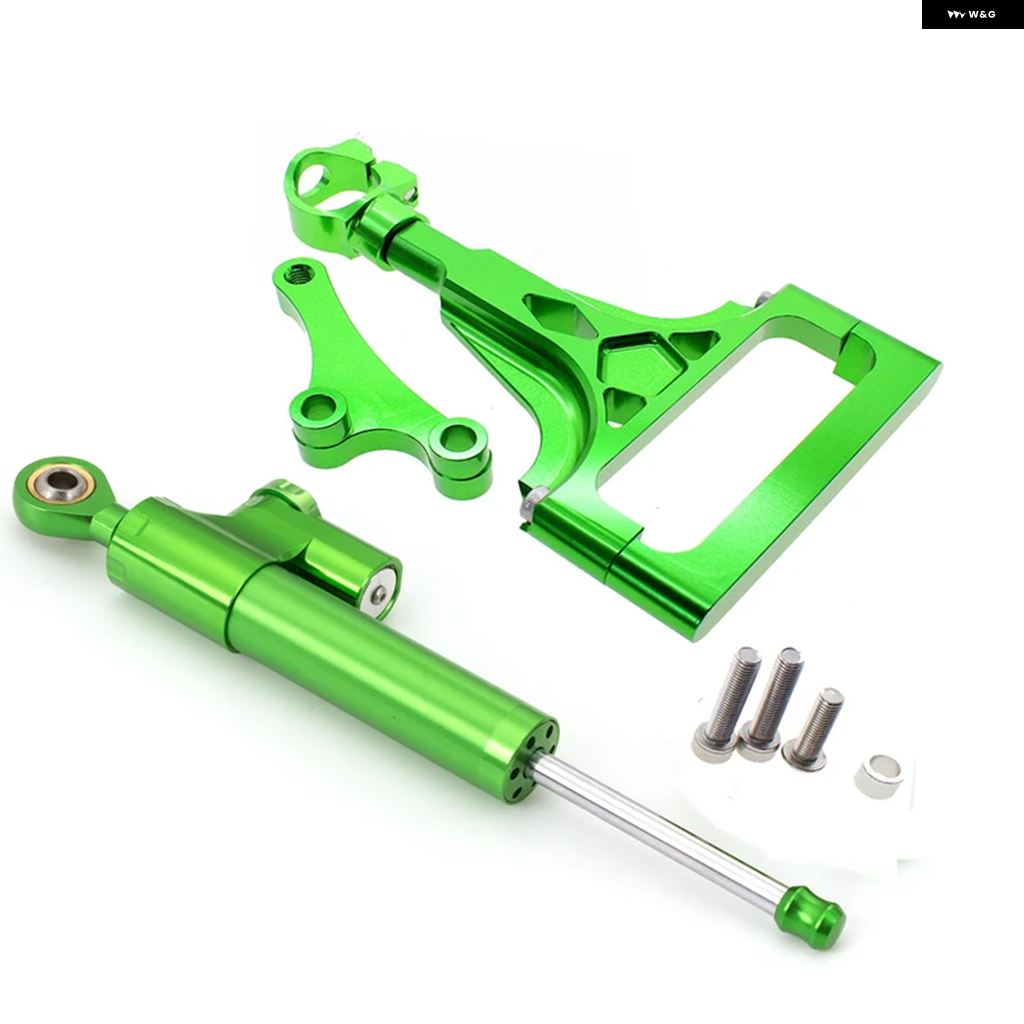並行輸入品カワサキ Z750 Z750R 2003-2013 2004 2005 2006 ファイバーカーボン CNC ステアリング ダンパー スタビライザー セーフティ コントロール ブの画像