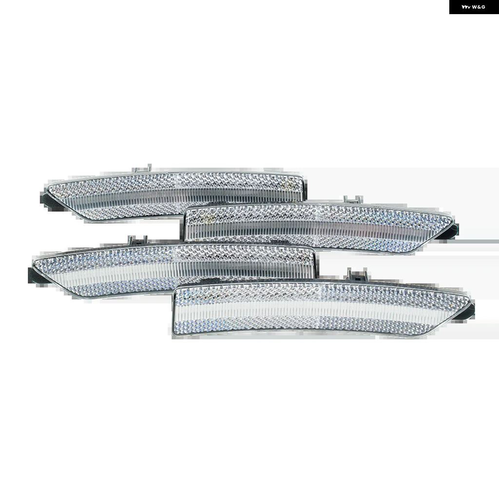 並行輸入品4PCS 2024 2025+ フォード マスタング S650 フロントリアフェンダー サイド マーカーライト ウィンカーライト アクセサリーキットの画像