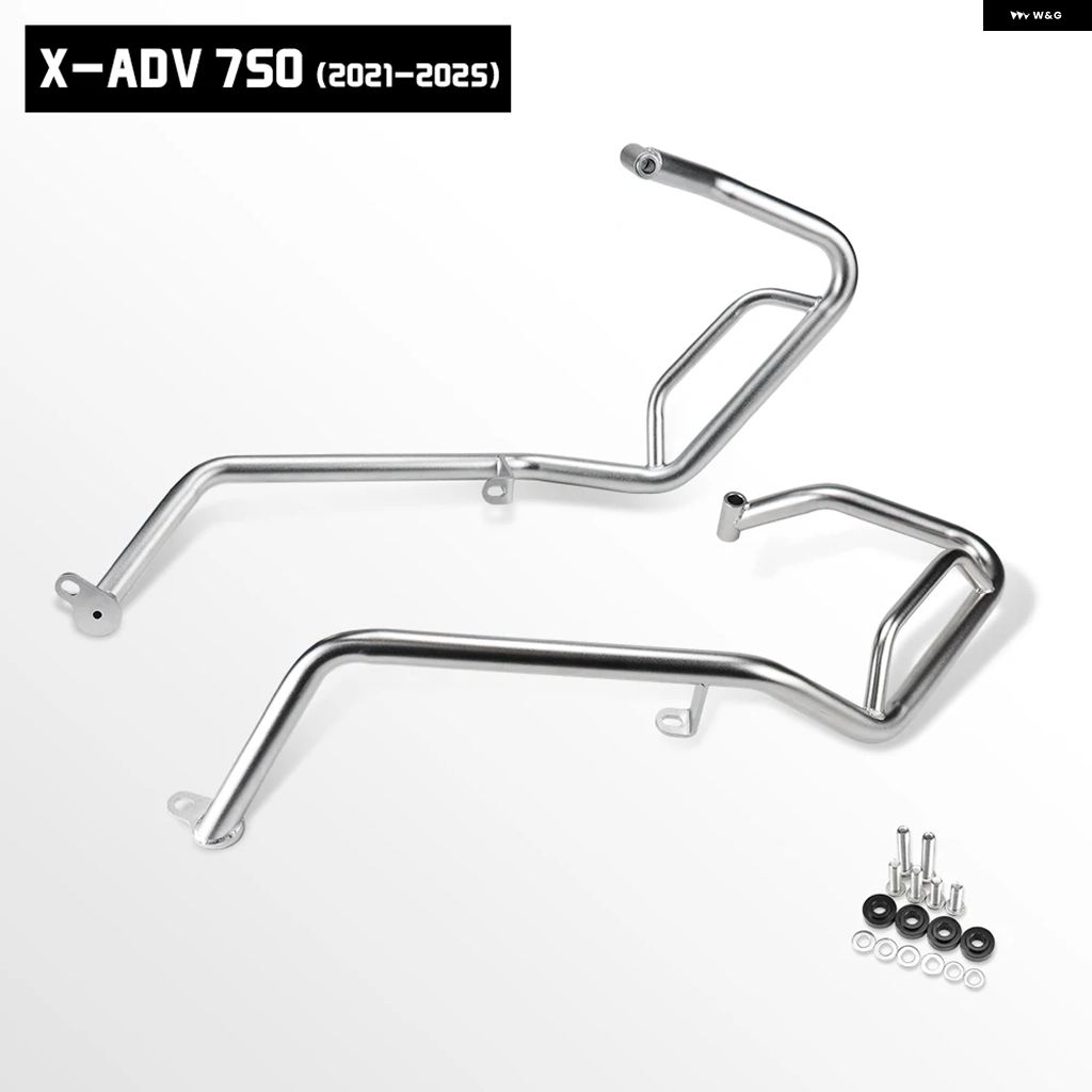 並行輸入品ホンダ X-ADV 750 X ADV XADV 750 2021 - 2025 オートバイ バイク アンダー エンジン ガード クラッシュ バー ステンレス バンパー フレーム_1