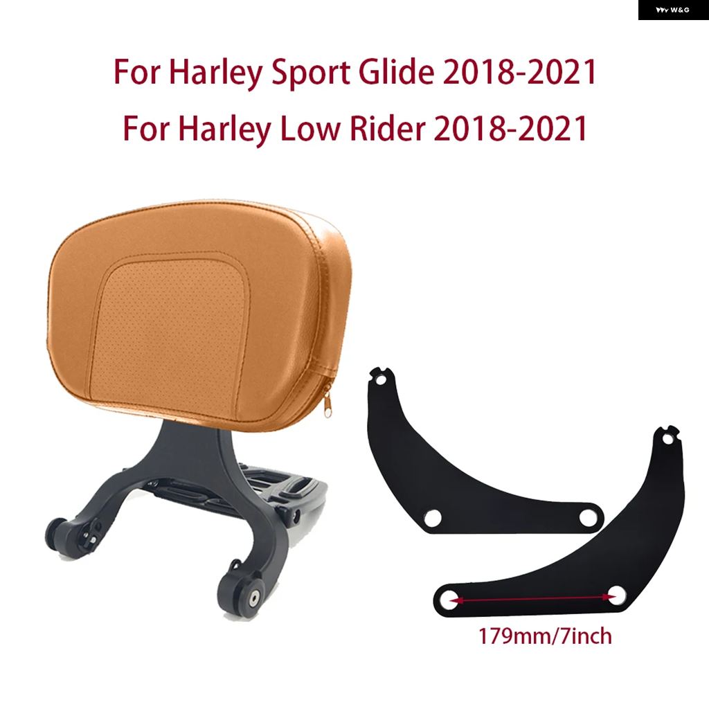 並行輸入品オートバイ バイク ドライバー/パッセンジャーバックレスト ハーレー ソフテイル スポーツグライド FLSB ローライダー FXLR FXLRS 2018-2021の画像