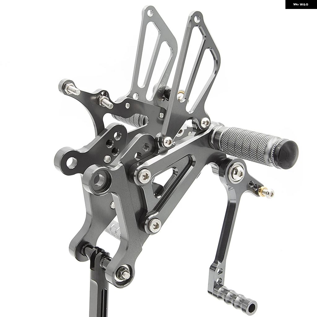 並行輸入品CNC オートバイ バイク フットペグ リアセット フットレスト フットペダル リアセット アプリリア RS125 2T RS 125 1996-2004-10_1