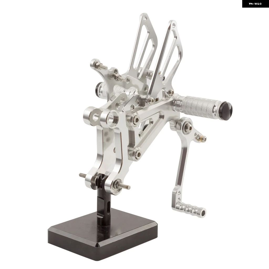 並行輸入品CNC オートバイ バイク フットペグ リアセット フットレスト フットペダル リアセット アプリリア RS125 2T RS 125 1996-2004-10_2