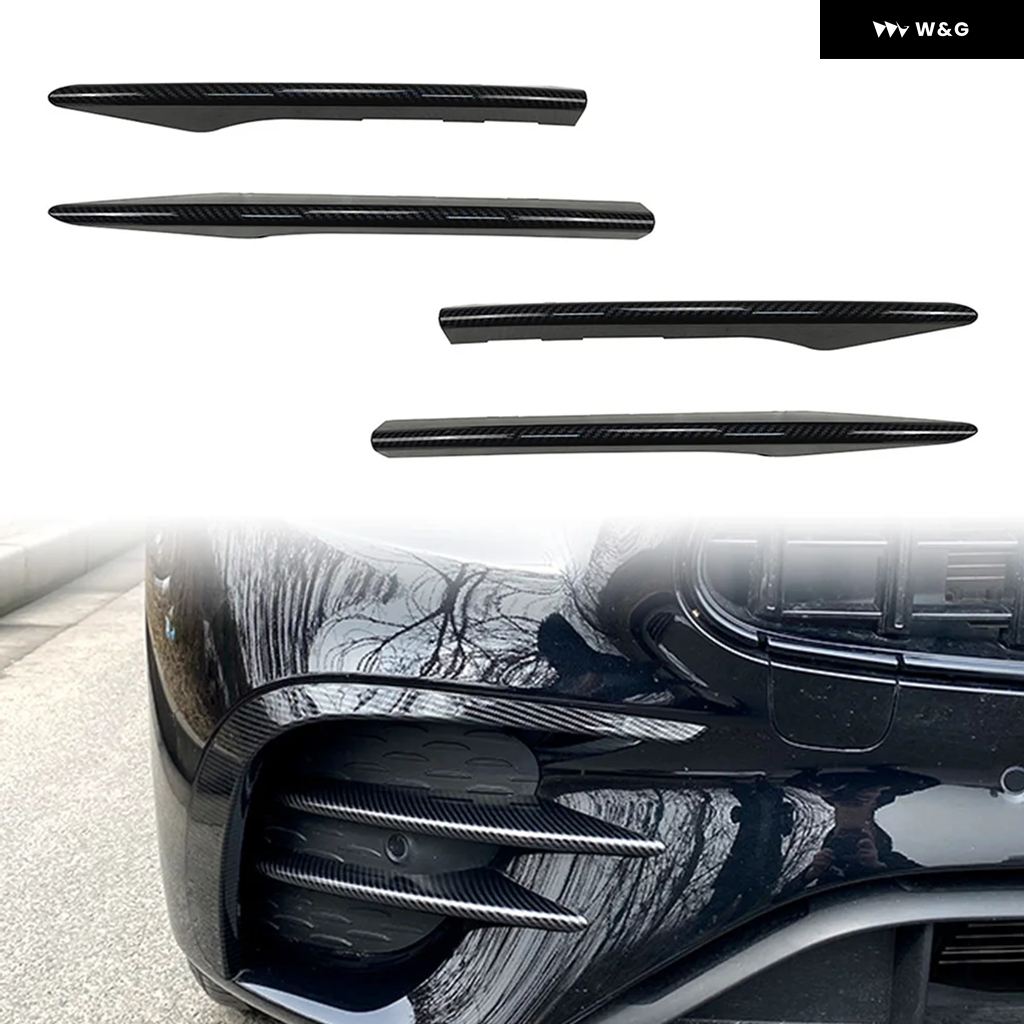 並行輸入品4個 車用フロント バンパー フォグランプ ランプ 装飾 カバー トリム メルセデス ベンツ E クラス W213 E260 E300 E450 E53 2021-23の画像