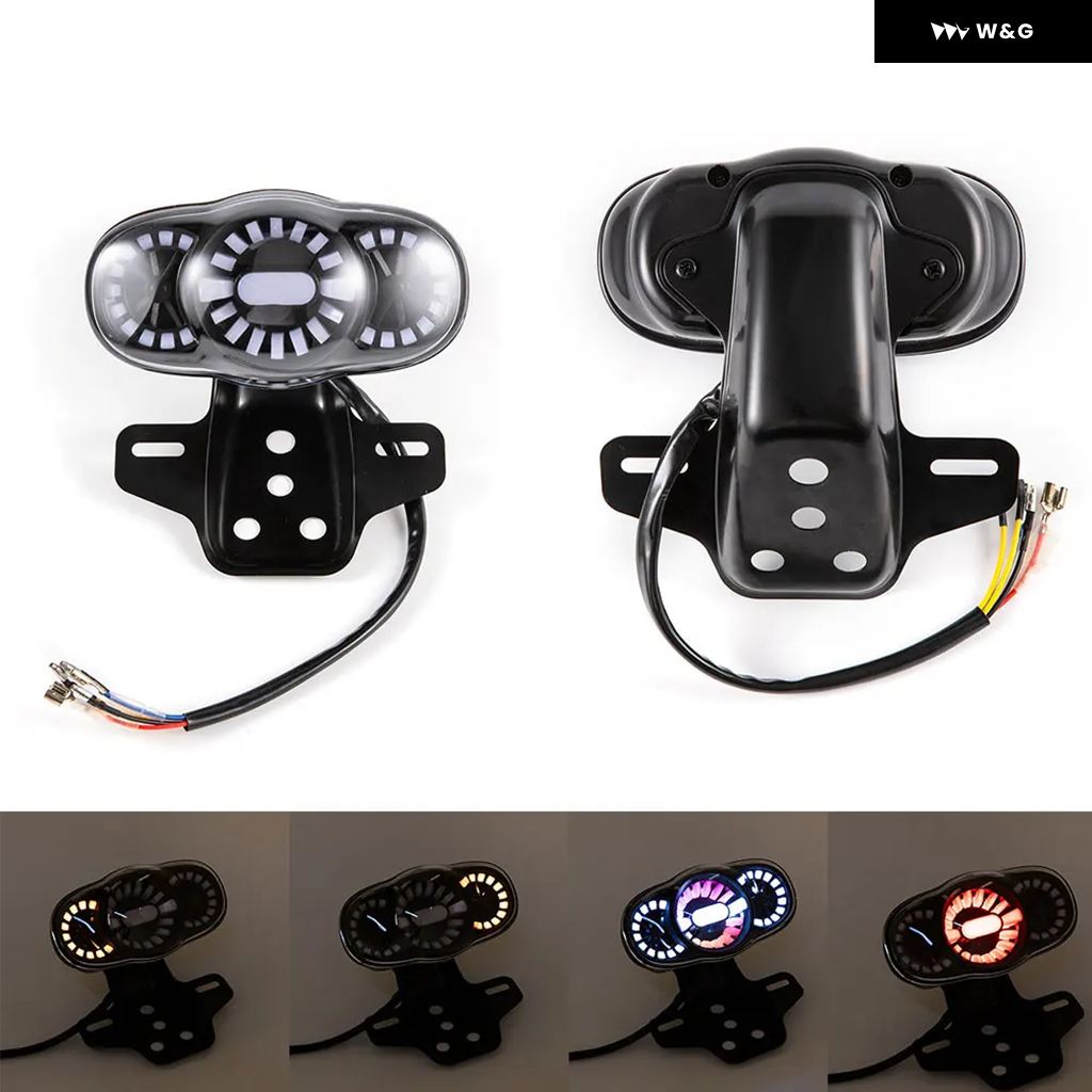 並行輸入品12V オートバイ バイク リアライト LED オートバイ バイク ブレーキライト テールライト オートバイ バイク ストップ ウィンカー ウィンカーの画像