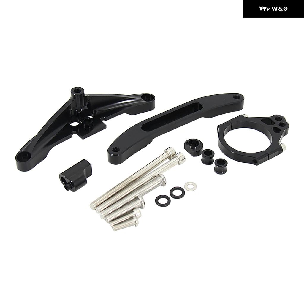 並行輸入品ヤマハ FZ1 フェザー 1000 FZ1 1000 2006-2015 オートバイ バイク ステアリング ダンパー ブラケット スタビライザーリニア マウント サポーの画像