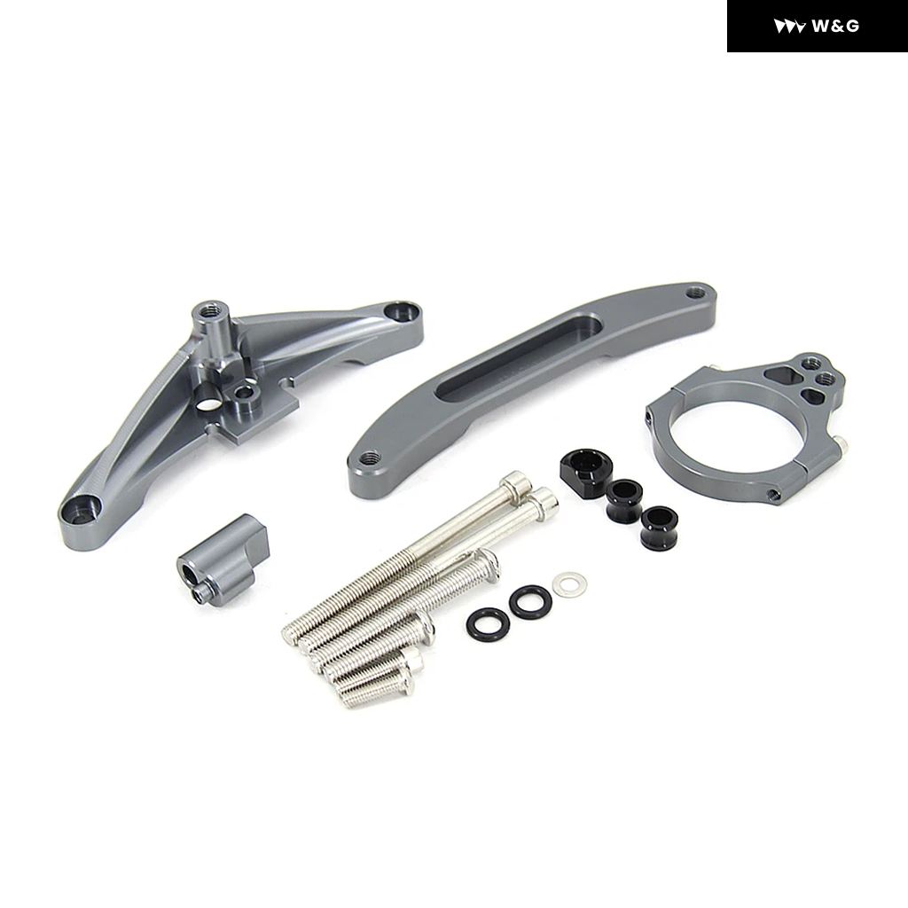 並行輸入品ヤマハ FZ1 フェザー 1000 FZ1 1000 2006-2015 オートバイ バイク ステアリング ダンパー ブラケット スタビライザーリニア マウント サポーの画像