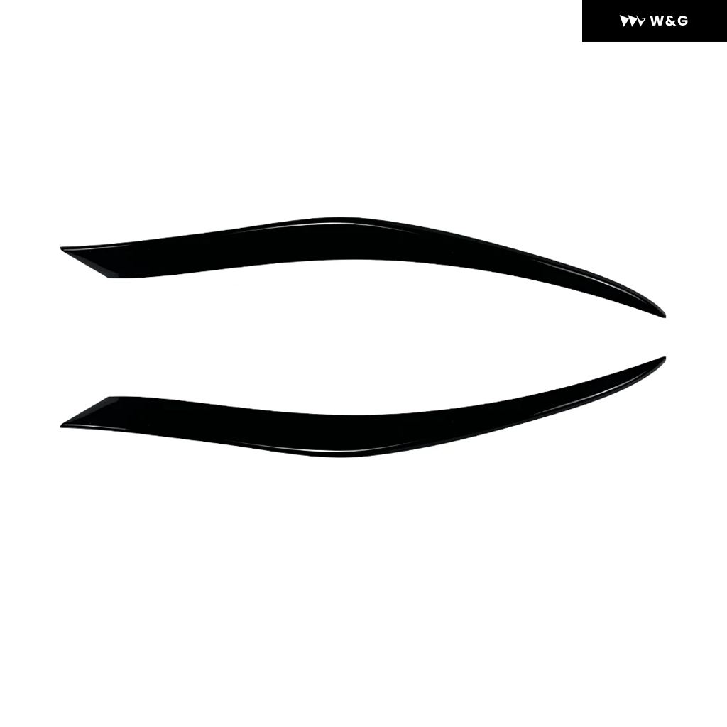 並行輸入品SEAT LEON MK2 2005-2012 車用 フロント ヘッドライト アイリッドカバー トリム 光沢ブラック 外装 装飾 カスタム 自動車アクセサリーの画像