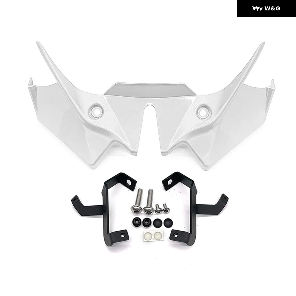 並行輸入品カワサキ Z 650 Z650 2021-2024 オートバイ バイク フロントスポイラー ウィングレット エアロダイナミックウィングスポイラー フロント フェの画像