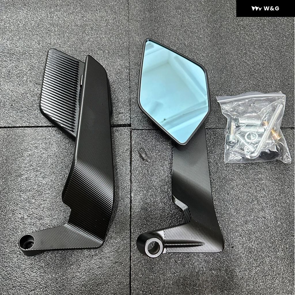 並行輸入品CFMOTO NK150 NK250 NK400 NK650 CF800 CF650 CF15 オートバイ バイク 固定ウィング ビレット 力 バックミラー リバースミラーの画像